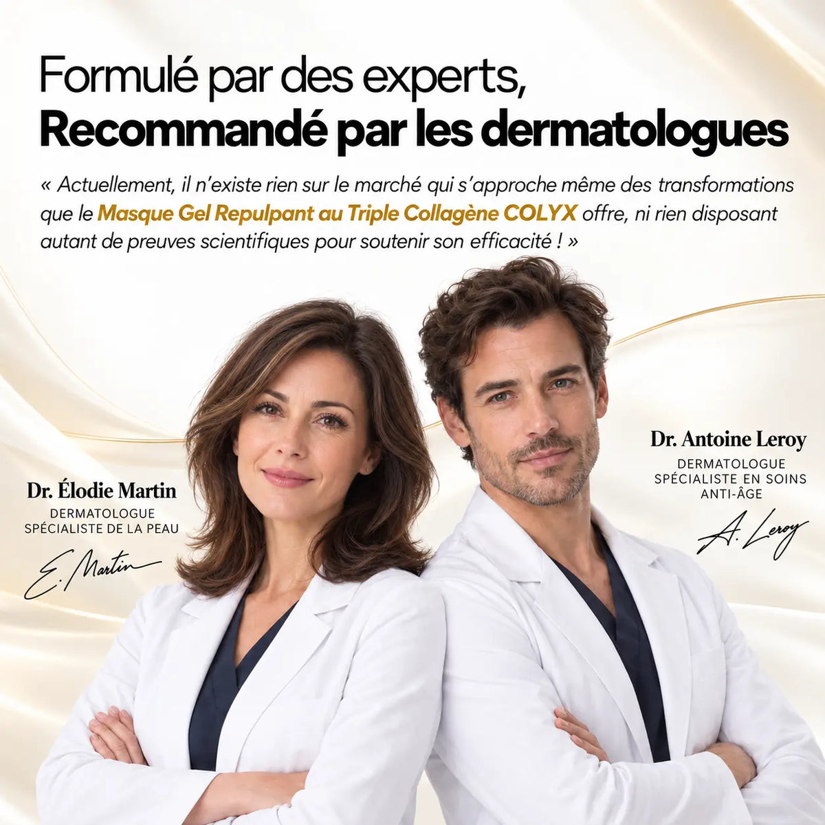 Une peau plus ferme et plus lisse en quelques jours, et non en quelques semaines.