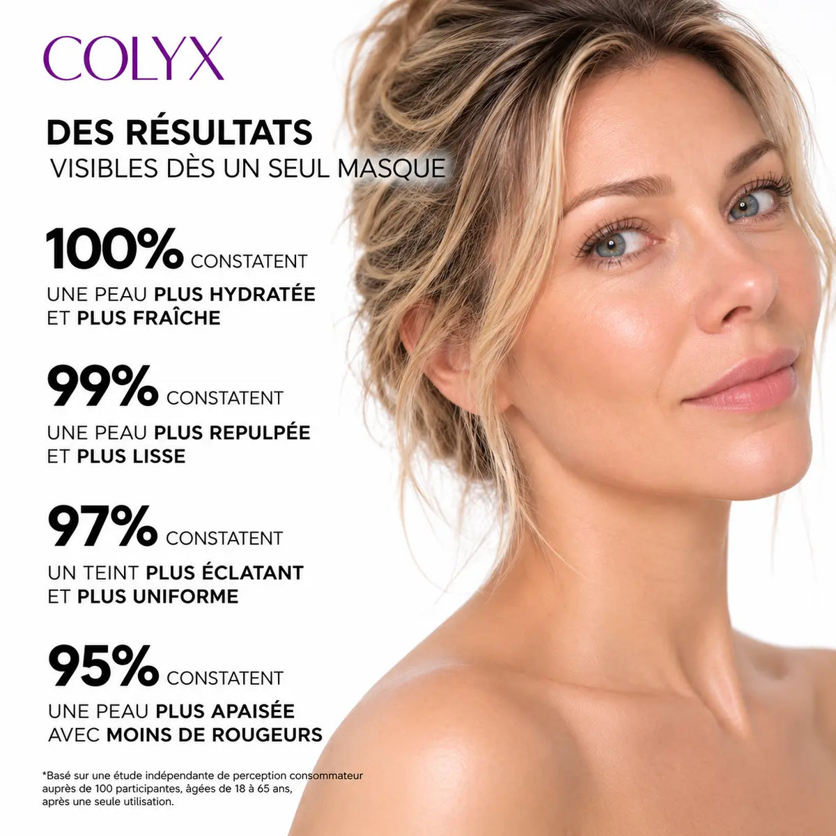 Une peau plus ferme et plus lisse en quelques jours, et non en quelques semaines.